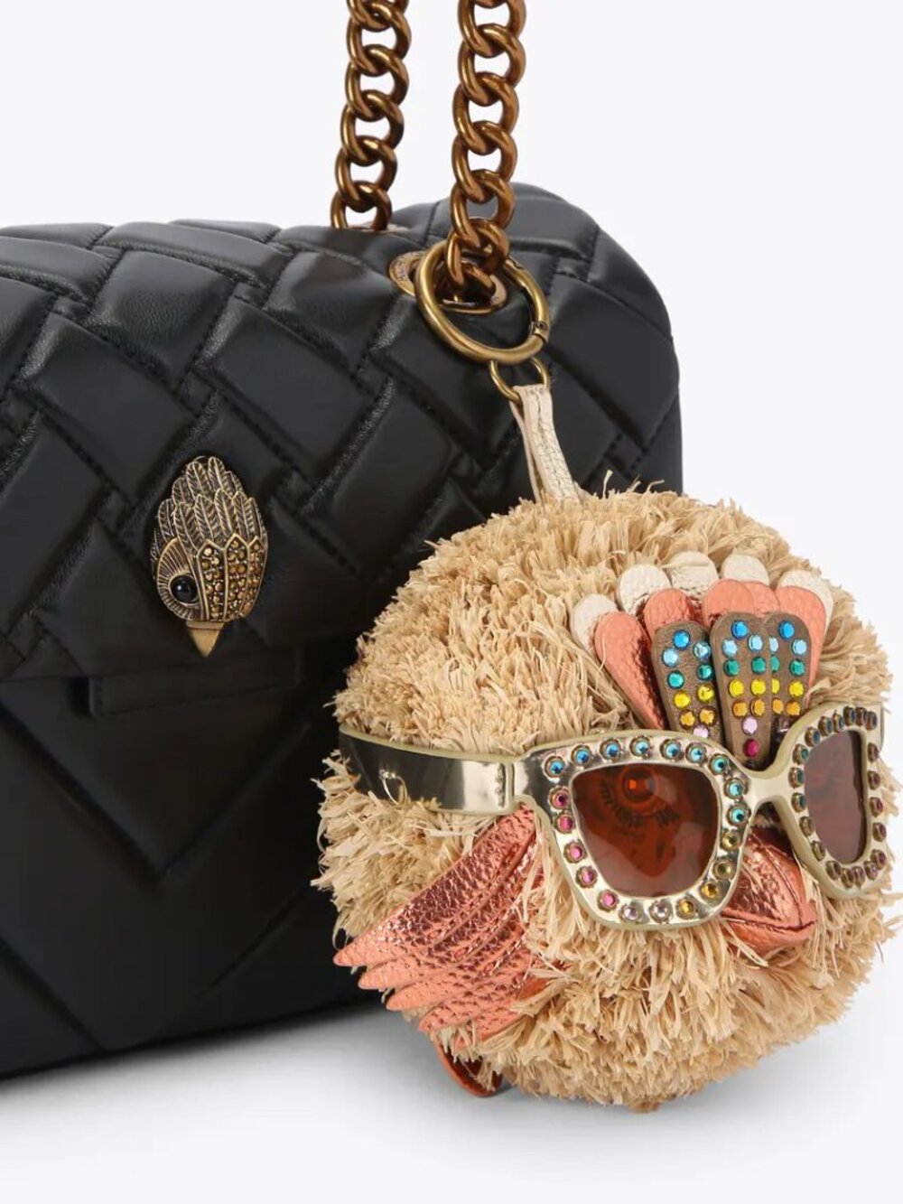 Kurt Geiger Pom Pom Eagle Sunglasses Charm - NWT - Picture 4 of 6